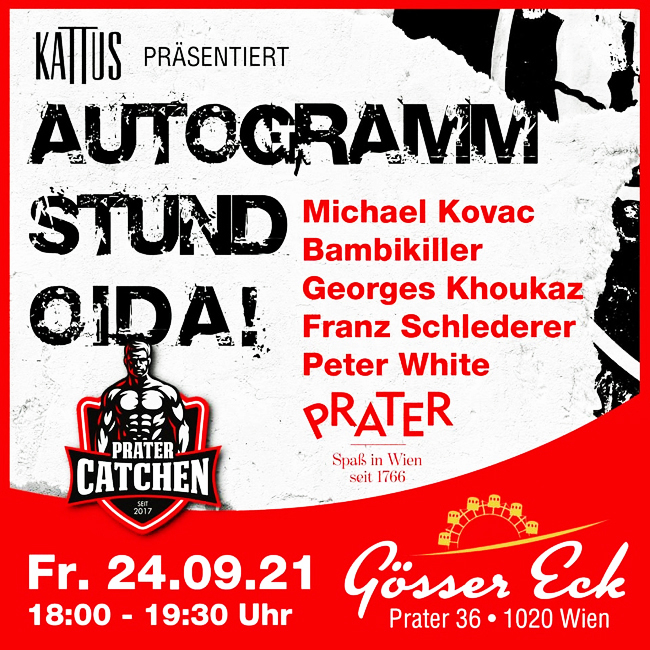 EWA Prater Catchen - 24.09.2021 - Autogrammstunde